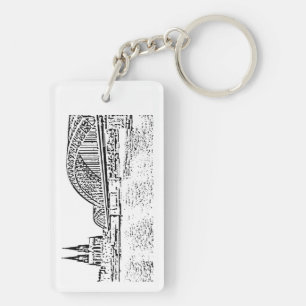 Cologne Panorama et porte-clés de Cologne