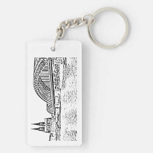 Cologne Panorama et porte-clés de Cologne (Dos)