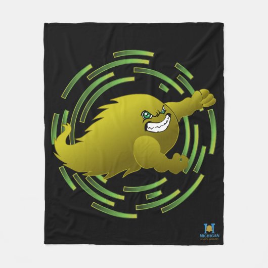 Coloma Kometen #4 Fleece Deken (Voorkant)