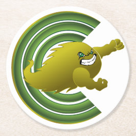 Coloma komt uit #2 ronde kartonnen onderzetter