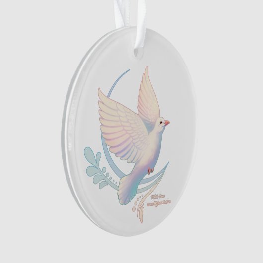 Colombe blanche (devant)