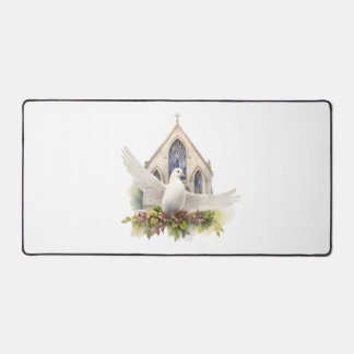 Colombe Blanche Avec Église
