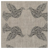 Colombe de bénédictions, tissu (Fermer)