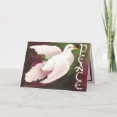 Colombe de carte de Noël de paix (Devant)