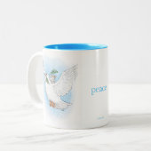 Colombe de paix et tasse de souris (Devant gauche)