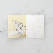 Colombe d'une carte de ~ de femmes (Intérieur)