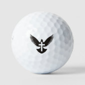 Colombes avec balles de golf de croix (Devant)