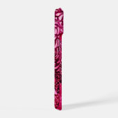 COLOMBES BLANCHES DANS MONOGRAMME FUCHSIA ROSE (Côté droit)