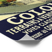 Colombes France Poster vintage 1914 (Coin)