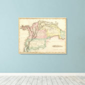 Colombia 4 canvas afdruk (Insitu (Houten vloer))