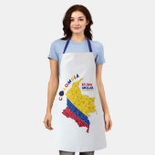 Colombia Annular Eclipse Apron Schort (Gedragen)