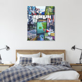 Colombia Antioquia Medellin Canvas Afdruk (Insitu (Slaapkamer))