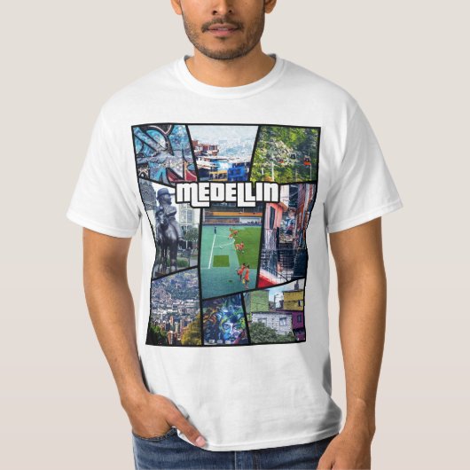 Colombia Antioquia Medellin T-shirt (Voorkant)
