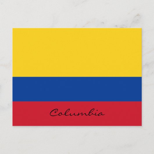 colombia briefkaart (Voorkant)