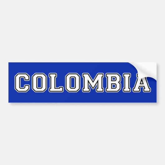 Colombia Bumpersticker (Voorkant)