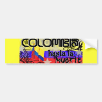 COLOMBIA BUMPERSTICKER