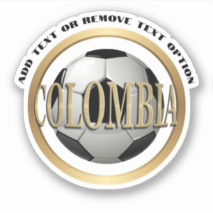Colombia Colombiaans Voetbal Sticker