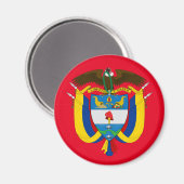 colombia emblem magnet magneet (Voorkant / Achterkant)