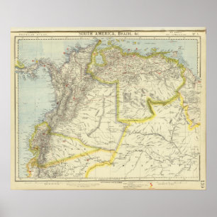 Colombia en Venezuela Poster