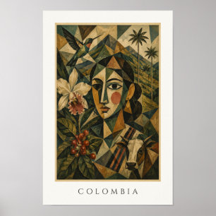 Colombia Erfgoed Kunst   Latijns-Amerika Reizen Poster