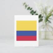 Colombia Flag Emblem Save The Date (Staand voorkant)