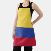 Colombia Flag Emblem Schort (Insitu)