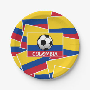 Colombia Football Papieren Bordje