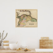 Colombia, Guayana Poster (Keuken)