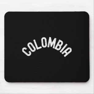 Colombia Kaart Quote Graphic Colombiaanse Overzich Muismat