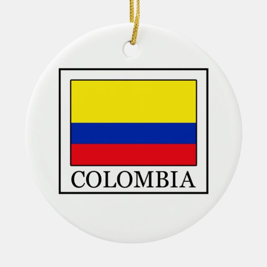 Colombia Keramisch Ornament (Voorkant)