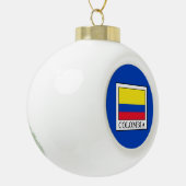 Colombia Keramische Bal Ornament (Links)