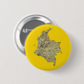 Colombia Map Button (Voorkant /achterkant)