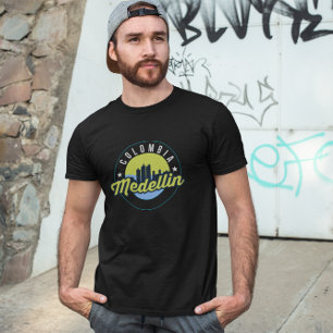 Colombia Medellin Cityscape T Shirt