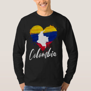 Colombia Nationale Vlag Nationaliteit Colombiaanse T-shirt