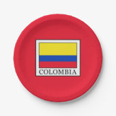 Colombia Papieren Bordje (Voorkant)