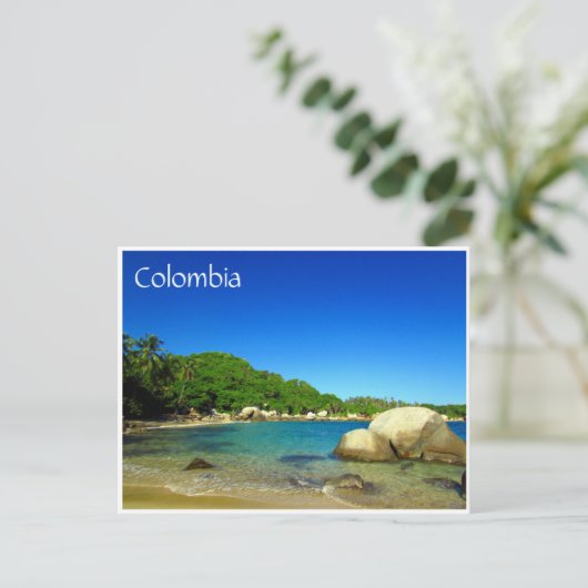 colombia parque nacional tayrona briefkaart (Staand voorkant)