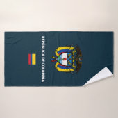 Colombia passport phone case badhanddoek (Badhanddoek)