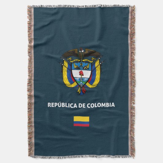 Colombia passport phone case deken (Voorkant Verticaal)