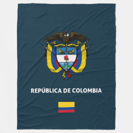 Colombia passport phone case fleece deken