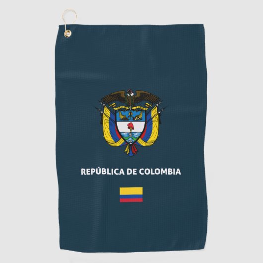 Colombia passport phone case golfhanddoek (Voorkant)