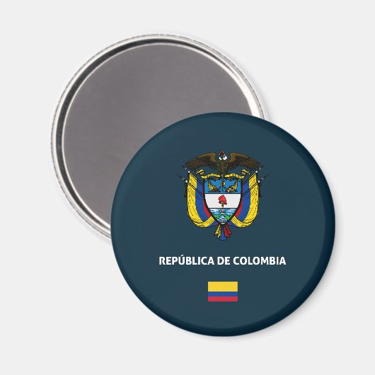 Colombia passport phone case magneet (Voorkant / Achterkant)