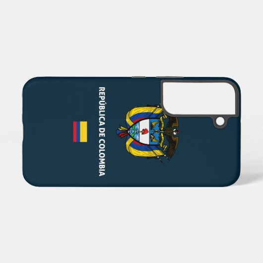 Colombia passport phone case samsung galaxy hoesje (Achterkant horizontaal)