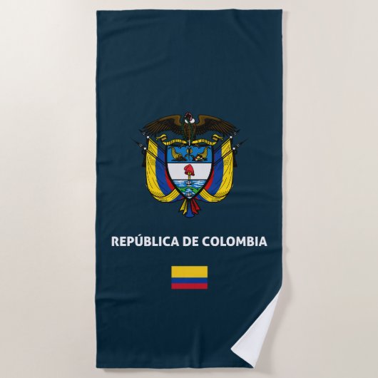 Colombia passport phone case strandlaken (Voorkant)