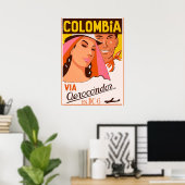COLOMBIA POSTER (Thuiskantoor)