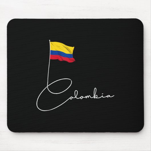 Colombia Pride-vlag Colombiaanse Nationale Expat P Muismat (Voorkant)