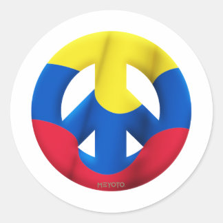 Colombia Ronde Sticker