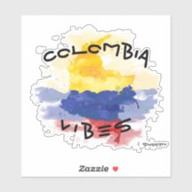 COLOMBIA sfeer Auto sticker Colombia croquis