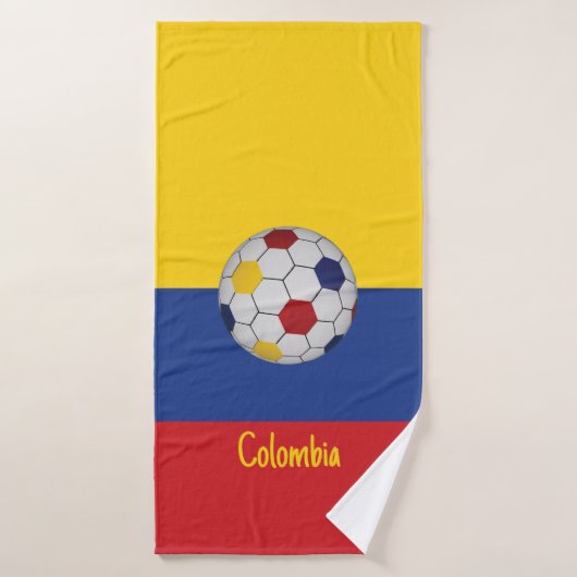 Colombia Soccer Badhanddoek (Badhanddoek)