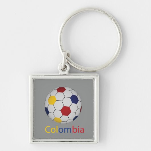 Colombia Soccer Keychain  (Voorkant)