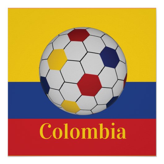 Colombia Soccer Poster (Devant)
